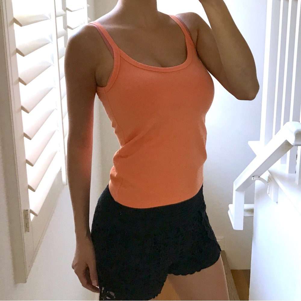 NWT Y2K Pastel Orange Tank Top